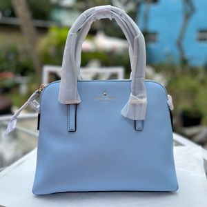 Kate Spade ‘maise’ bag/purse/crossbody in sky blue. Cedar street